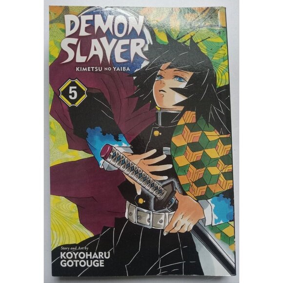 Demon Slayer: Kimetsu no Yaiba Vol. 5 Manga Comic Book by Koyoharu Gotouge (VG+) - Picture 1 of 2